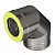 Отвод 90° ВУЛКАН d300х400 Z50R (321/0,5мм+оцинк.)