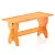 Лавка BENTWOOD лиственница натуральная 1,50х0,40 h=0,47