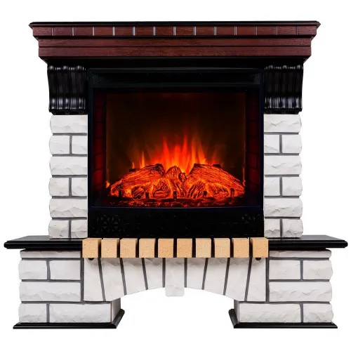 Электрокамин RealFlame Country (с очагом Evrika 25,5) античный дуб