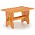 Стол BENTWOOD лиственница натуральная 1,10х0,70 h=0,76