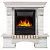 Портал Electrolux Forte Classic U (под очаг EFP/P-1020LS) камень белый, беленый дуб