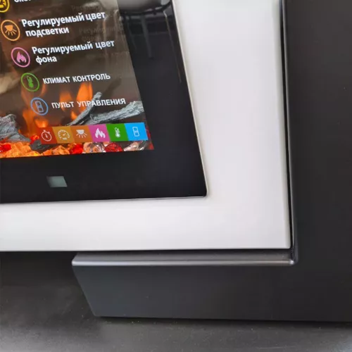Портал InterFlame НОРМАН (под очаг FREESPACE 70 LED FX) белый