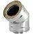 Отвод 45° ВУЛКАН d130х230 V50R (321/0,8мм+304/0,5мм)