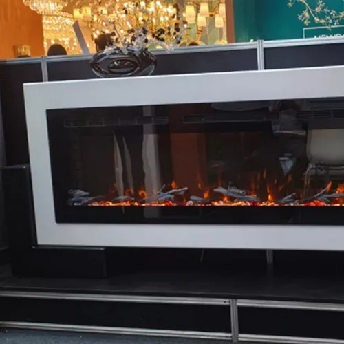 Портал InterFlame НОРМАН (под очаг FREESPACE 70 LED FX) белый