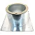 Узел потолочно проходной ФЕРРУМ d115 (430/0,5мм + термо) max t=450°C