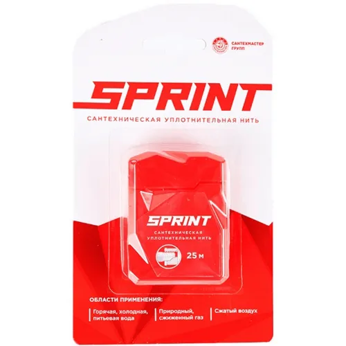Нить для герметизации резьбовых соединений Sprint 25м