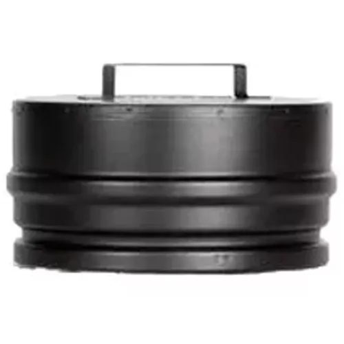 Заглушка для твердого топлива Schiedel Permetr d150х200 (RAL 9005) черн.