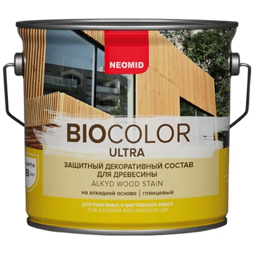 Пропитка для древесины Neomid BioColor ULTRA Орех (0,9)